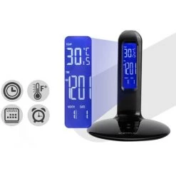 AGS Lampe De Table Bureau LED NOIR 7W Avec Calendrier -Lampe Soldes Boutique 10060234 4