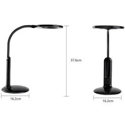 AGS Lampe De Table Bureau LED NOIR 7W Avec Calendrier -Lampe Soldes Boutique 10060234 5