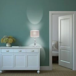 Relaxdays Lampe De Chevet Abat-jour Tissu Voile Boules Verre Cristal Lampe De Nuit HxlxP: 53x29,5x29,5 Cm, Claire/argent -Lampe Soldes Boutique 10368017 3