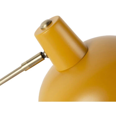 QAZQA Milou - Lampe De Bureau Moderne - 1 Lumière - L 260 Mm - Jaune - Moderne - Éclairage Intérieur - Salon I Chambre I Cuisine I Salle à Manger - Jaune 3 QAZQA Milou - Lampe De Bureau Moderne - 1 Lumière - L 260 Mm - Jaune - Moderne - Éclairage Intérieur - Salon I Chambre I Cuisine I Salle à Manger - Jaune – Image 3