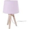 ATMOSPHERA, CRÉATEUR D'INTÉRIEUR Lampe Scandinave 3 Pieds En Bois Rose - Rose