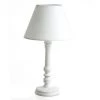 ATMOSPHERA Lampe Bois - H. 36 Cm - Blanc - - Blanc