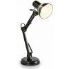 B.K.LICHT Lampe De Bureau LED Lampe De Table Noire Design Retro Métal Orientable & Pivotable
