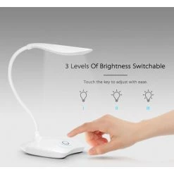 Decdeal Ultralight White LED Lampe De Bureau Rechargeable Pour Les Yeux, Dimmable, USB 9 Decdeal Ultralight White LED Lampe De Bureau Rechargeable Pour Les Yeux, Dimmable, USB -Lampe Soldes Boutique 13237815 5