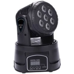 Lampe Soldes Boutique 10 Lixada 7Led 105W Rgbw 9/14 Canal Dmx512 Mini Rotating Tete Mobile De Scene Lampe Effet