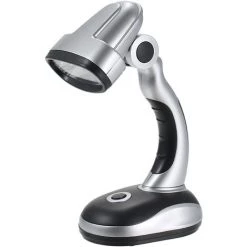 ASUPERMALL Lampe De Bureau A 12 Del, Fonctionnement A Piles Aa *, Angle D'eclairage Reglable -Lampe Soldes Boutique 15278681 5