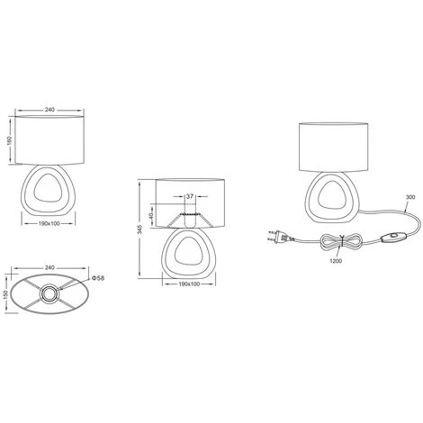 REALITY LEUCHTEN Lampe De Lecture Textile Design Lampe De Table D'écriture De Nuit En Céramique Or Noir Reality Lights R50841079 5 REALITY LEUCHTEN Lampe De Lecture Textile Design Lampe De Table D'écriture De Nuit En Céramique Or Noir Reality Lights R50841079 – Image 5