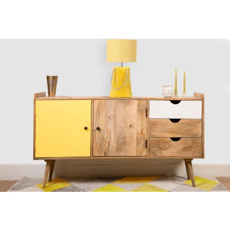 AUTRE Lampe Jaune à Poser Chevet Chambre Salon Éclairage D'interieur Design 2 AUTRE Lampe Jaune à Poser Chevet Chambre Salon Éclairage D'interieur Design – Image 2