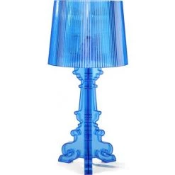 PRIVATEFLOOR Lampe De Table Bour - Petit Modèle Bleu Clair - Acrylique, Plastique - Bleu Clair