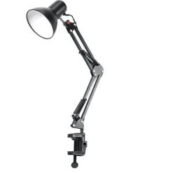 MAEREX AC85-265V E27 / E26 Bras De Métal Noir Joint Bras Pivotant Lampe De Bureau Lampe De Table Sasicare