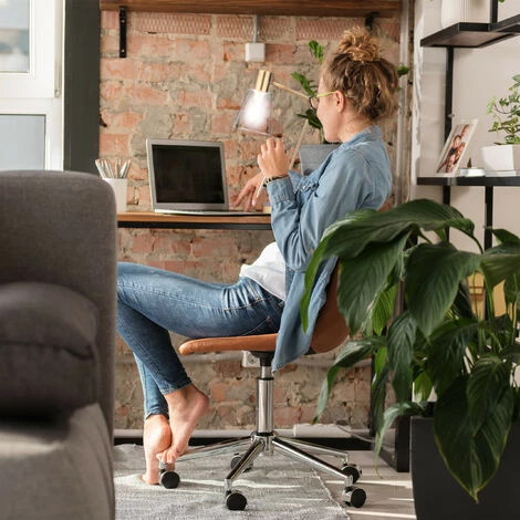 Relaxdays Lampe De Bureau, Lampadaire De Table Réglable, Abat-jour En Verre, Fer, E27, 40 W;HlP: 52,5 X 13 X 30 Cm,dorée 4 Relaxdays Lampe De Bureau, Lampadaire De Table Réglable, Abat-jour En Verre, Fer, E27, 40 W;HlP: 52,5 X 13 X 30 Cm,dorée – Image 4