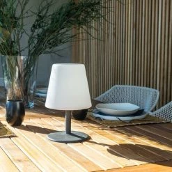 LUMISKY Lot De 2 Lampe De Table Sans Fil Pied En Acier Gris LED Blanc Chaud/blanc Dimmable STANDY MINI Rock H25cm 5 LUMISKY Lot De 2 Lampe De Table Sans Fil Pied En Acier Gris LED Blanc Chaud/blanc Dimmable STANDY MINI Rock H25cm -Lampe Soldes Boutique 19649002 3