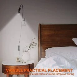 LED Lampe De Lecture, Lampe De Lecture USB 360° Flexible Rechargeable Lampe De Lecture De Chevet Lumière Clip Portable Luminosité Réglables Pour Lecture De Nuit, Kindle, Travail, Voyage LangRay 7 LED Lampe De Lecture, Lampe De Lecture USB 360° Flexible Rechargeable Lampe De Lecture De Chevet Lumière Clip Portable Luminosité Réglables Pour Lecture De Nuit, Kindle, Travail, Voyage LangRay -Lampe Soldes Boutique 20782376 3