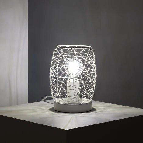 LEDKIA Lampe à Poser Métal Winbi Blanc - Blanc 5 LEDKIA Lampe à Poser Métal Winbi Blanc - Blanc – Image 5