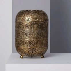 LEDKIA Lampe à Poser Métal Aerba Dorée - Dorée