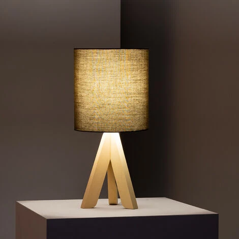 LEDKIA Lampe à Poser Bois Kanuni Olive - Olive 4 LEDKIA Lampe à Poser Bois Kanuni Olive - Olive – Image 4