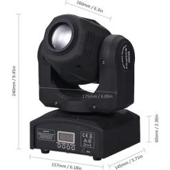 ASUPERMALL 90W Led Lyres De Scene Dmx512 Son Maitre-Esclave D'Epuration D'Execution Automatique 9/11 8 Canaux Rotating Modeles 14 Couleurs Changeantes Lampe Scene Pour Dj Disco Club De Soiree De Mariage Danse Bar Eclairage -Lampe Soldes Boutique 22846070 3