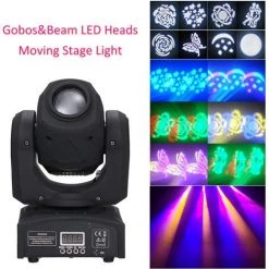 ASUPERMALL 90W Led Lyres De Scene Dmx512 Son Maitre-Esclave D'Epuration D'Execution Automatique 9/11 8 Canaux Rotating Modeles 14 Couleurs Changeantes Lampe Scene Pour Dj Disco Club De Soiree De Mariage Danse Bar Eclairage -Lampe Soldes Boutique 22846070 4