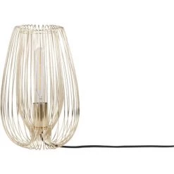 LEITMOTIV Lampe à Poser En Métal Filaire Lucid Gold 33 Cm Doré - Or