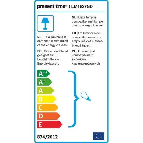 LEITMOTIV Lampe à Poser En Métal Filaire Lucid Gold 33 Cm Doré - Or 3 LEITMOTIV Lampe à Poser En Métal Filaire Lucid Gold 33 Cm Doré - Or – Image 3