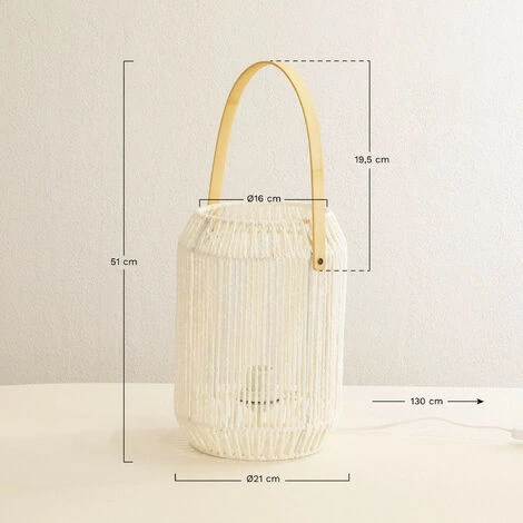 Lampe En Papier Tressé Balamp SKLUM Papier Tressé - Ø22 Cm 5 Lampe En Papier Tressé Balamp SKLUM Papier Tressé - Ø22 Cm – Image 5