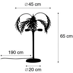 QAZQA Botanica - Lampe De Table Rustique - 3 Lumière - Ø 45 Cm - Doré/Laiton - Rustique - Éclairage Intérieur - Salon I Chambre - Doré/Laiton 8 QAZQA Botanica - Lampe De Table Rustique - 3 Lumière - Ø 45 Cm - Doré/Laiton - Rustique - Éclairage Intérieur - Salon I Chambre - Doré/Laiton -Lampe Soldes Boutique 25096514 4