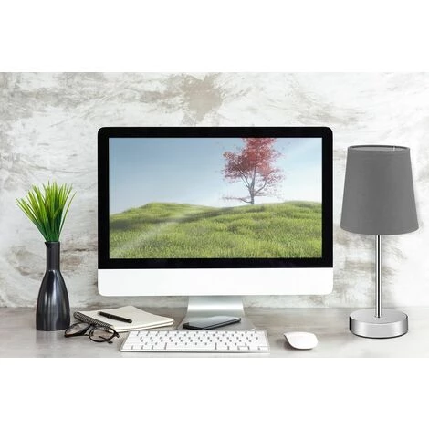 MONZANA 2x Lampes De Chevet Avec Abat-jour Anthracite Lampe De Table Bureau Moderne Maison Déco Intérieur Hauteur 32 Cm 5 MONZANA 2x Lampes De Chevet Avec Abat-jour Anthracite Lampe De Table Bureau Moderne Maison Déco Intérieur Hauteur 32 Cm – Image 5