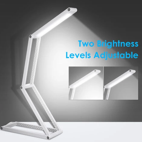 HAPPYSHOPPING Lampe De Table Pliante LED Protection Oculaire USB Lecture Modele D'alimentation Blanche, Charge Directe USB - Charge Directe USB 3 HAPPYSHOPPING Lampe De Table Pliante LED Protection Oculaire USB Lecture Modele D'alimentation Blanche, Charge Directe USB - Charge Directe USB – Image 3
