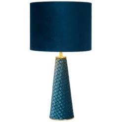 LUCIDE Lampemétal Turquoise E27 - Turquoise