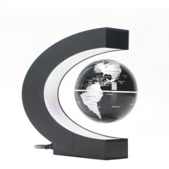 HAPPYSHOPPING Carte Du Monde Globe Alevitation Magnetique En Forme De C De 3 "avec Lumieres LED Couleur -Lampe Soldes Boutique 27160086 5