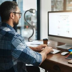 B.K.LICHT Lampe De Lecture LED Pivotante Bras Flexible Lampe à Pince Pour Bureau Chevet Noir Avec Ampoule LED GU10 5W 3000K 9 B.K.LICHT Lampe De Lecture LED Pivotante Bras Flexible Lampe à Pince Pour Bureau Chevet Noir Avec Ampoule LED GU10 5W 3000K -Lampe Soldes Boutique 27245492 5