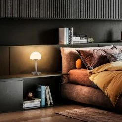 B.K.Licht Lampe De Table Abat-jour Verre Graduable Par Variateur Tactile Intégré Dimmable E14 Lampe De Chevet Verre Opale -Lampe Soldes Boutique 27245521 4