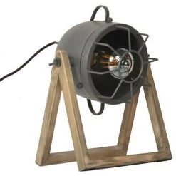 BARCELONA LED Lampe à Poser "Tachicom" E27 | Gris - Gris -Lampe Soldes Boutique 27276190 3