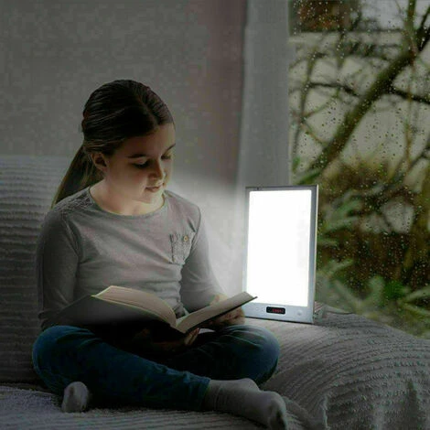 THSINDE Lampe De Luminothérapie 12000 Lux Sans UV Lampe Luminotherapie Avec Luminosité, Température De Couleur Et Minuterie Réglables Lampe Lumiere Du Jour 4 THSINDE Lampe De Luminothérapie 12000 Lux Sans UV Lampe Luminotherapie Avec Luminosité, Température De Couleur Et Minuterie Réglables Lampe Lumiere Du Jour – Image 4