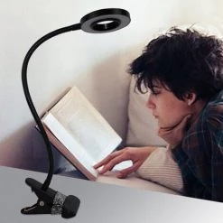 HAPPYSHOPPING Lampe De Bureau Aclip LED Cool And Warm Alimentation USB Bicolore, Noir -Lampe Soldes Boutique 27501878 4