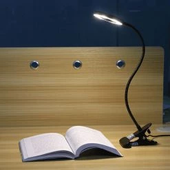HAPPYSHOPPING Lampe De Bureau Aclip LED Cool And Warm Alimentation USB Bicolore, Noir -Lampe Soldes Boutique 27501878 5