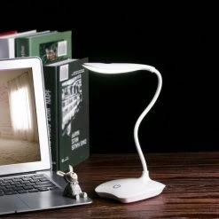 HAPPYSHOPPING Lampe De Bureau De Chargement USB Tactile LED 3 Niveaux De Luminosite Reglable Lumiere Blanche 9 HAPPYSHOPPING Lampe De Bureau De Chargement USB Tactile LED 3 Niveaux De Luminosite Reglable Lumiere Blanche -Lampe Soldes Boutique 28063119 5
