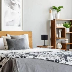 B.K.Licht Lampe De Table, Abat-jour En Tissu Noir-or, Douille E27, Ø 20cm, Interrupteur Câble, Câble De 140cm, Livrée Sans Ampoule, Lampe De Chevet -Lampe Soldes Boutique 28271679 4