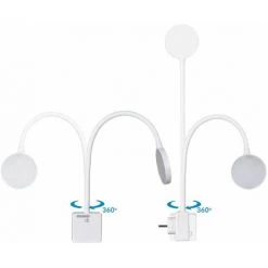 MONZANA Lampe LED Mur 46,5cm/48cm Avec Ou Sans Télécommande Prise IP20 Luminaire Intérieur Lampe Au Choix 48cm (de) -Lampe Soldes Boutique 28396383 4