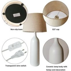 BARCELONA LED Lampe En Céramique "Betty" E27 7 BARCELONA LED Lampe En Céramique "Betty" E27 -Lampe Soldes Boutique 28971705 3