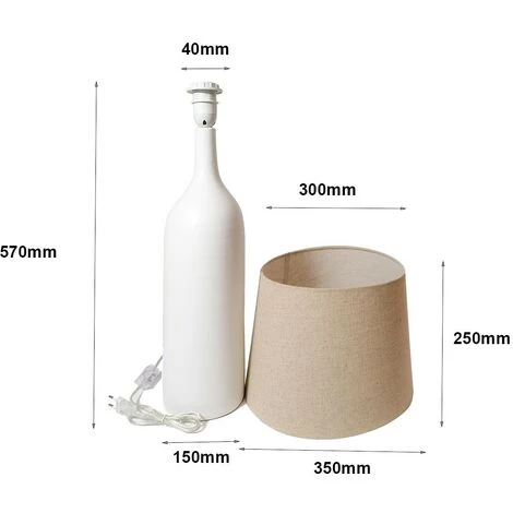 BARCELONA LED Lampe En Céramique "Betty" E27 5 BARCELONA LED Lampe En Céramique "Betty" E27 – Image 5