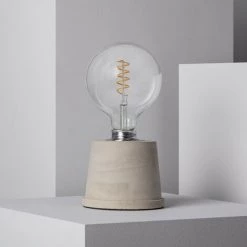 Lampe Soldes Boutique 30 LEDKIA Lampe à Poser Ciment Ray