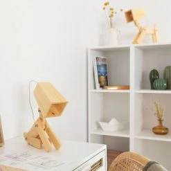 LEDKIA Lampe à Poser Métal Et Bois Kids Coba Doggi Bois - Bois 7 LEDKIA Lampe à Poser Métal Et Bois Kids Coba Doggi Bois - Bois -Lampe Soldes Boutique 29276438 3