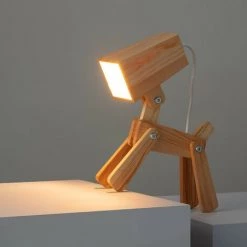 LEDKIA Lampe à Poser Métal Et Bois Kids Coba Doggi Bois - Bois 9 LEDKIA Lampe à Poser Métal Et Bois Kids Coba Doggi Bois - Bois -Lampe Soldes Boutique 29276438 5