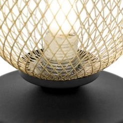 QAZQA Athens - Lampe De Table Rustique - 1 Lumière - Ø 100 Mm - Doré - Rustique - Éclairage Intérieur - Salon I Chambre I Cuisine I Salle à Manger - Doré 7 QAZQA Athens - Lampe De Table Rustique - 1 Lumière - Ø 100 Mm - Doré - Rustique - Éclairage Intérieur - Salon I Chambre I Cuisine I Salle à Manger - Doré -Lampe Soldes Boutique 29350642 3