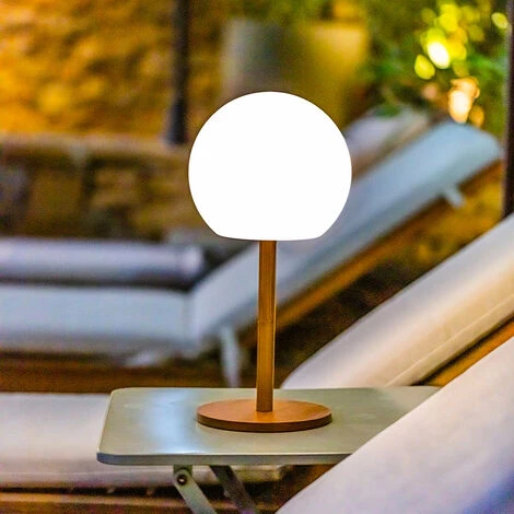 LUMISKY Lampe De Table Sans Fil Pied En Bambou Extensible LED Blanc Chaud/blanc LUNY H28cm 2 LUMISKY Lampe De Table Sans Fil Pied En Bambou Extensible LED Blanc Chaud/blanc LUNY H28cm – Image 2