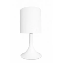 MEUBLETMOI Lot De 2 Petites Lampes De Chevet Blanc Et Doré - SIMPLY 3729 - Blanc -Lampe Soldes Boutique 30337483 4