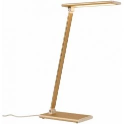 SULION Lampe De Bureau LED 8W Réglable En Température Et Intensité De Couleur Or