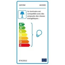 GEFOM Lampe De Bureau Flexible Bleue 12,5 Cm Bleue - Bleue -Lampe Soldes Boutique 30654069 3