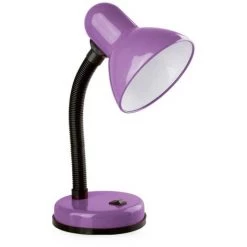GEFOM Lampe De Bureau Flexible Violette 12,5 Cm Violette - Violette